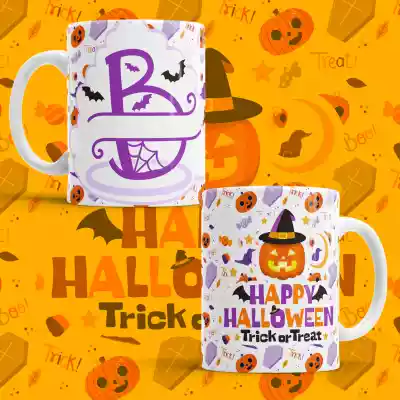 vectores plantilas HALLOWEEN,ABECEDARIO,LETRAS,MONOGRAMAS,ALFABETO,